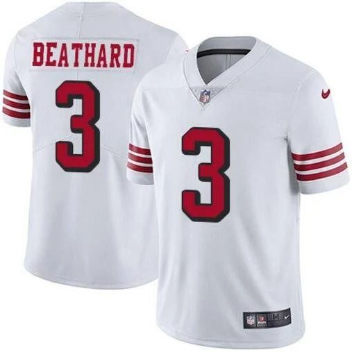 Men San Francisco 49ers #3 C.J. Beathard Nike White Color Rush Limited NFL Jersey